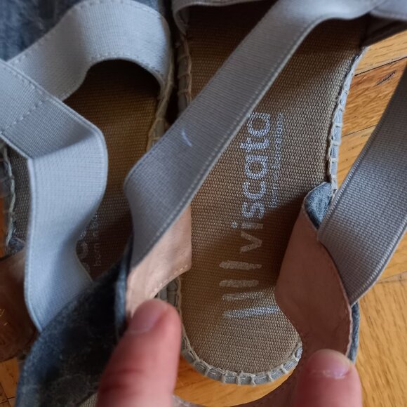 light blue espadrilles VISCATA, size 38 (8), worn twice - Picture 5 of 7